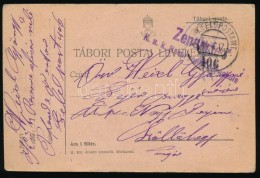 1917 Tábori Posta LevelezÅ‘lap / Field Postcard 'K.u.k. Reserveoffizierschule' + 'FP 406' - Andere & Zonder Classificatie