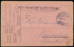 1917 Tábori Posta LevelezÅ‘lap '...KÜLÖNÍTMÉNY KIKÉPZÅ... - Andere & Zonder Classificatie
