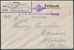 1915 Tábori Posta Levél Tartalommal 'K.u.k. MILITÄR-VERPFLEGS-MAGAZIN JAROSLAU' - Other & Unclassified