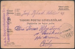 1915 Tábori Posta LevelezÅ‘lap / Field Postcard 'K.u.k. Sappeurbataillon Nr.8. Landsturmabteilung Nr.1.' +... - Andere & Zonder Classificatie