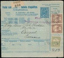 1901 Utánvételes Csomagszállító Bukovinába 72f... - Other & Unclassified