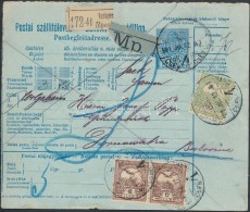 1901 Utánvételes Csomagszállító Bukovinába 72f... - Sonstige & Ohne Zuordnung