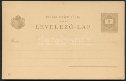 1896 Millenniumi 2kr Díjjegyes LevelezÅ‘lap, Ferenc József Koronázása - Other & Unclassified