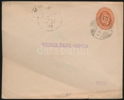 1891 5kr Díjjegyes Boríték 'ESZÉK F(EL)SÅVÁROS / OSIEK GORNJI (G)RAD' - Other & Unclassified