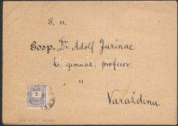 1888 2kr Horvát NyelvÅ± Nyomtatványon 'OSIEK' - Varazdin - Autres & Non Classés