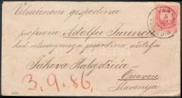1886 5kr Levélen 'VARASD / VARAZDIN' - Oriovac - Autres & Non Classés