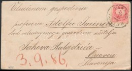 1886 5kr Levélen 'VARASD / VARAZDIN' - Oriovac - Sonstige & Ohne Zuordnung