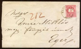 1879 5kr Díjjegyes Boríték / 5kr PS-cover 'ERDÅTELEK HEVES M' - Eger - Other & Unclassified