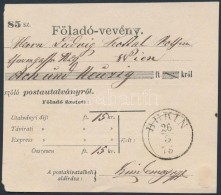 1875 Feladó Vevény 'BUKIN' - Other & Unclassified