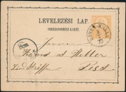 1873 2kr Díjjegyes LevelezÅ‘lap / PS-card 'KÖVES-KÁLLA' - 'PEST' - Other & Unclassified