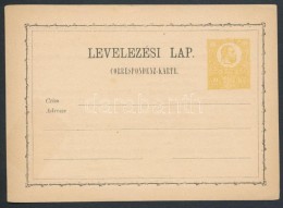 1871 Használatlan Díjjegyes LevelezÅ‘lap, Hátoldali Eperies Nyomtatással - Other & Unclassified