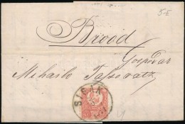 1871 5kr Levélen ,,SISAK' - ,,BROOD' - Other & Unclassified