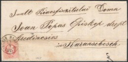 1868 5kr Levélen 'BANAT WEISSKIRCHEN' - 'TEMESVÁR' - Karánsebes - Other & Unclassified