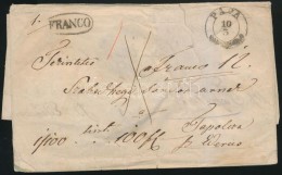 1850-1858 Franco 'PÁPA' - Tapolca - Other & Unclassified