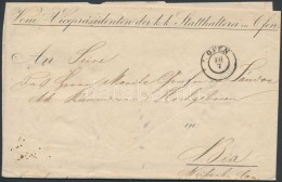 1856 Ex Offo Levél 'OFEN' - Bia - Andere & Zonder Classificatie