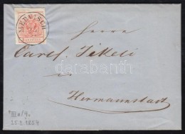 1855 3kr HP III. Szép / óriási Szélekkel Távolsági Levélen (teljes... - Andere & Zonder Classificatie