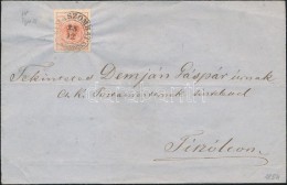 1854 3kr HP III. Szép Szélekkel Távolsági Levélen / With Nice Margins On Cover... - Other & Unclassified