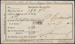 1854 Aufgabs Recepisse 'PESTH' - Balassagyarmat - Other & Unclassified