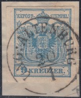 1850 9kr MP III Jó / Szép Szélekkel, Finomnyomat 'UNG:ALTENBURG' - Andere & Zonder Classificatie