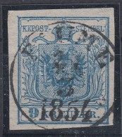 O 1850 9kr HP III. Teljes / Szép Szélekkel / With Nice Margins, Enyhe... - Other & Unclassified