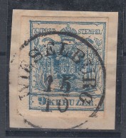 1850 9kr MP III. Teljes / óriási Szélekkel / With Large Margins 'WIESELBURG' - Andere & Zonder Classificatie