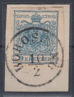 1850 9kr MP III. Szép Szélekkel / With Nice Margins 'BOROSJENÖ' - Other & Unclassified