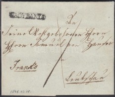 1846 Franco 'NAGYBÁNYA' - LÅ‘cse - Autres & Non Classés