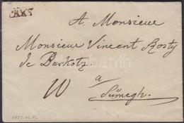 1839 Portós Levél / Cover With Postage Due 'PAKS' - SÅ±megh - Andere & Zonder Classificatie