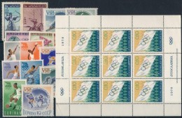 ** Olimpia Motívum 1960-1970 3 Klf Sor + 3 Klf önálló érték + 1... - Otros & Sin Clasificación