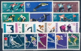 ** Bulgária 1964-1976 3 Klf Téli Olimpia Sor - Altri & Non Classificati