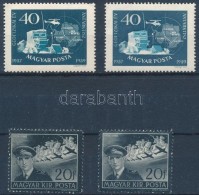 ** 1942-1959 Gyászbélyeg 7 Csillaggal  + Geofizikai év 40f Vastagabb Hótakaróval... - Altri & Non Classificati