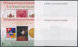 ** 2013/4a-b, 5a-b XVII. Nemzetközi Filatéliai és Numizmatikai Börze Fogazott és... - Sonstige & Ohne Zuordnung