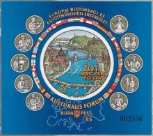 ** 1985 Európai Bizottsági értekezlet (IX.) Vágott Blokk (6.000) - Sonstige & Ohne Zuordnung