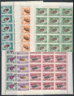 ** 1954 Rovarok Sor 15-ös Tömbökben (75.000) / Mi 1354-1363 Sets In Blocks Of 15 - Andere & Zonder Classificatie