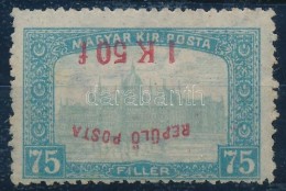 ** 1918 RepülÅ‘ Posta 1K50f Fordított Felülnyomattal (**250.000) (garancia Nélkül / No... - Otros & Sin Clasificación