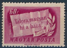 ** 1948 Centenárium 60f Kétoldali Nyomattal (250.000) / Mi 1006 Printed On Both Sides - Andere & Zonder Classificatie