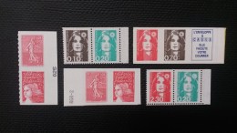 Petit Lot De Marianne Cote: 43 € Neuf ** Gomme D'Origine  TTB - 1989-1996 Marianna Del Bicentenario