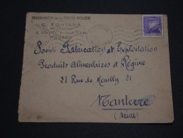 MONACO - Enveloppe Pour Nanterre En 1943 - A Voir - L 1599 - Briefe U. Dokumente