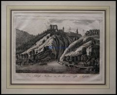 SCHLOSS NEUHAUS/DONAU, Kupferstich Um 1700 - Lithografieën