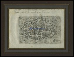 METZ, Gesamtansicht, Kupferstich Von Valegio Aus Laser De Varea, 1713 - Lithographies