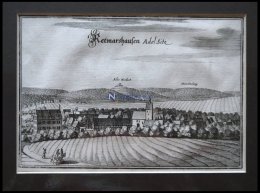 RITTMARSHAUSEN, Gesamtansicht, Kupferstich Von Merian Um 1645 - Lithographies