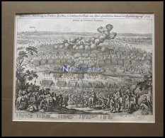 LIEGNITZ: Belagerung Von 1634, Kupferstich Aus Theatrum Europaeum Um 1680 - Lithographies