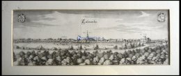 CALVÖRDE, Gesamtansicht, Kupferstich Von Merian Um 1645 - Lithographies