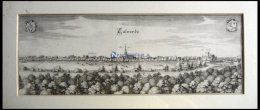 CALVÖRDE, Gesamtansicht, Kupferstich Von Merian Um 1645 - Litografía