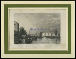 BERLIN: Das Neue Haus An Der Spree, Stahlstich Von Vickers/Radclyffe Um 1840 - Lithographies