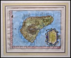 Barbados, Barbade, Kolorierter Kupferstich Aus Carte Des Voyag, Ca. 1750 - Autres & Non Classés