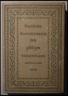 KLASSISCHE LITERATUR Buxtehuder Taschenbuch Zum Geselligen Vergnügen - Auf Das Jahr 1948, Verlag Hermann Hüben - Otros & Sin Clasificación