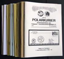 PHIL. LITERATUR Polarkurier, Heft 35 - 52 (ohne Nr. 47-50), 1991-1995, Vereinsnachrichten Des Polarpost-Sammlervereins B - Philatélie Et Histoire Postale