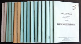 PHIL. LITERATUR Polarstern - Expeditionsprogramm Nr. 2 - 30 (ohne Nr. 8,11-15 Und 17-23), 1983-1993, Alfred-Wegener-Inst - Philatélie Et Histoire Postale