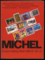 PHIL. LITERATUR Michel: Europa-Katalog West 1996/97 (M-Z), 1500 Seiten, Einbanddeckel Gebrauchsspuren - Philatélie Et Histoire Postale